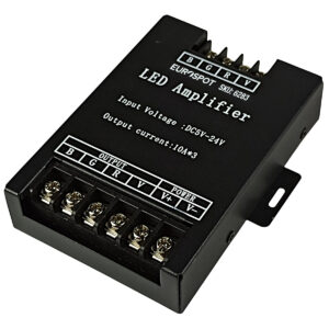 EuroSpot Amplifier Για RGB Ταινίες Led DC: 5-24V (10A*3CH)
